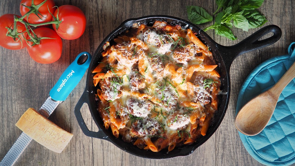 one-pot chicken Parm pasta recipe