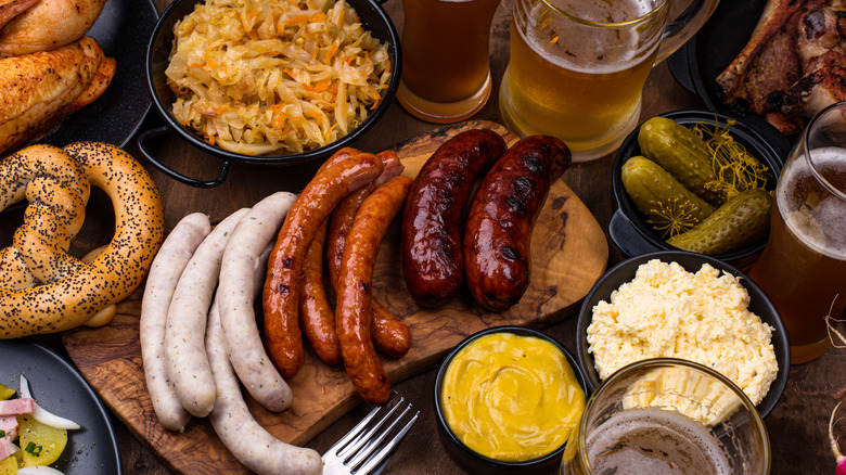 Oktoberfest food platter