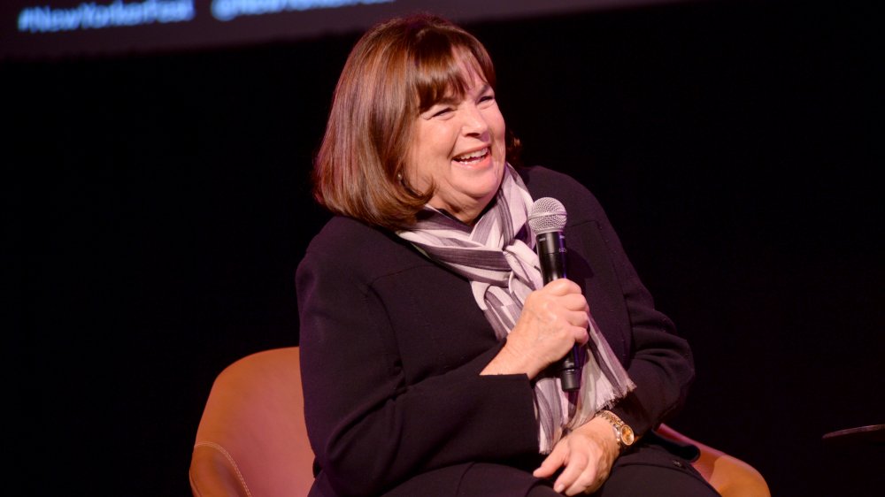 Ina Garten speaks at an event