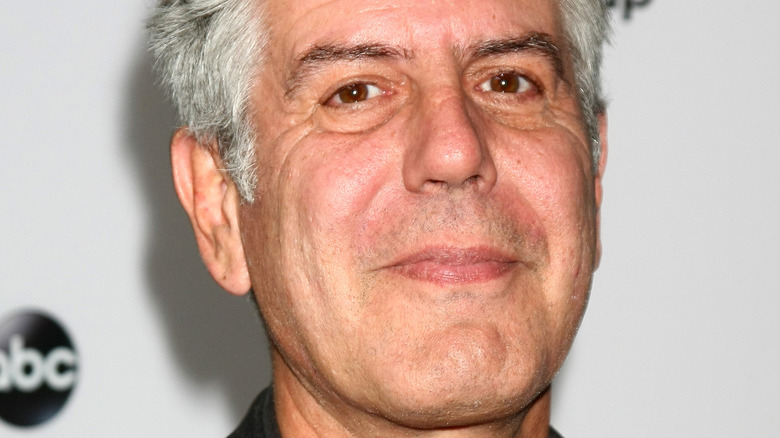 Anthony Bourdain smiling