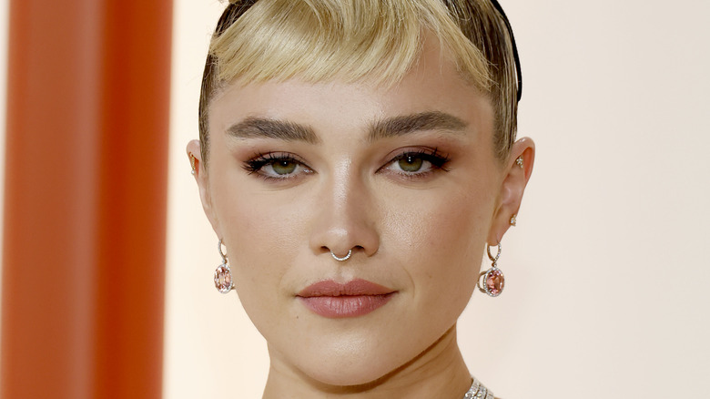 Florence Pugh with nose ring