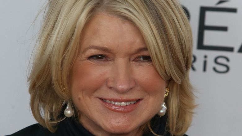 Martha Stewart smiling at event