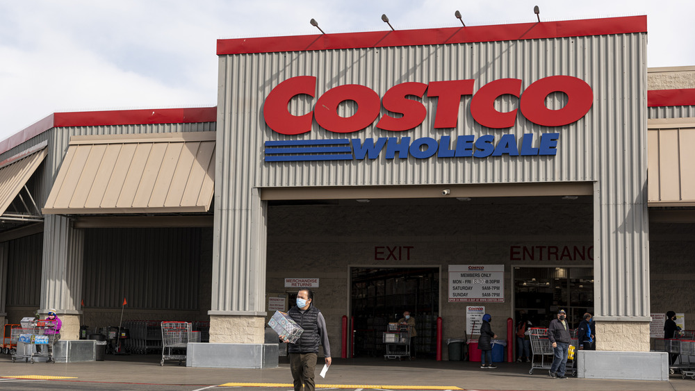 Costco sign on outside of store
