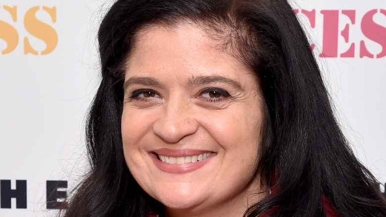 Close up of Alex Guarnaschelli smiling