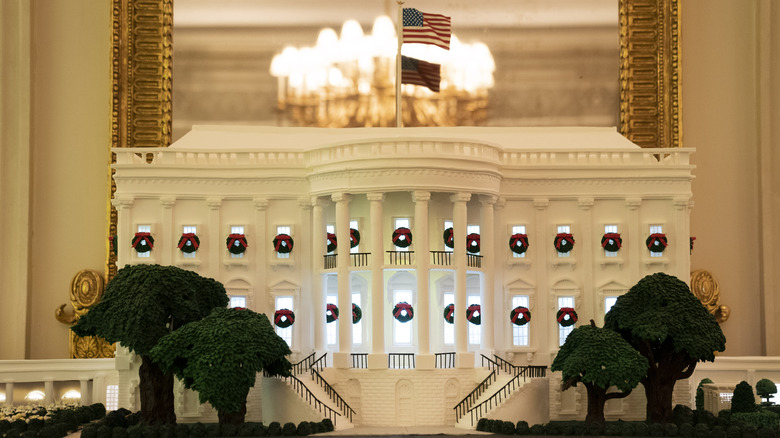 The 2020 White House gingerbread house