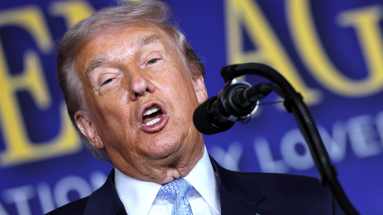 Donald Trump at the McDonald's Impact Summit in Washington