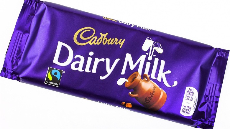 Cadbury dairy milk chocolate bar