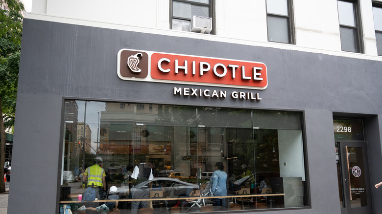 Chipotle storefront