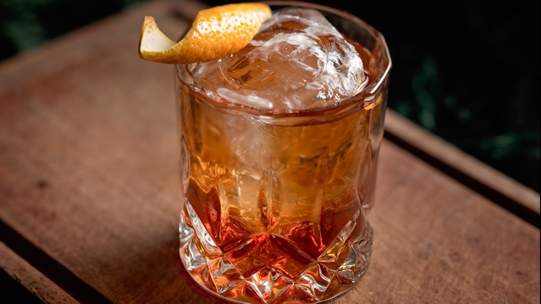 An Old Fashioned Cocktail