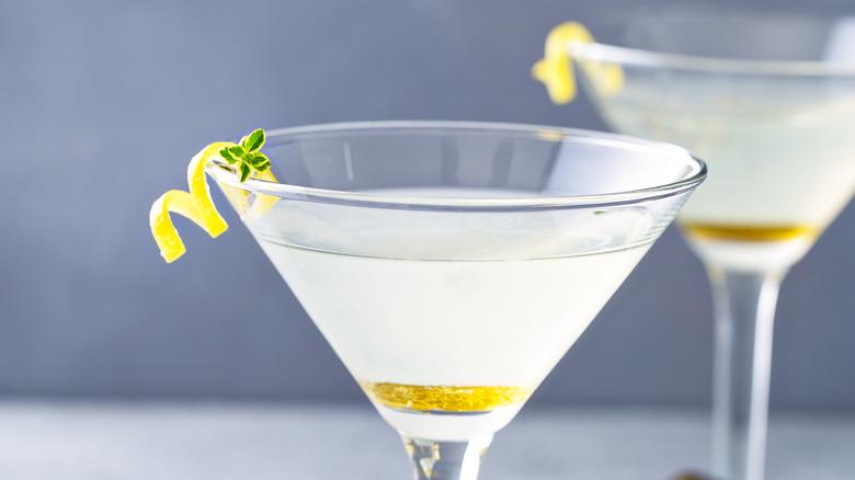 honey lemon drop martinis