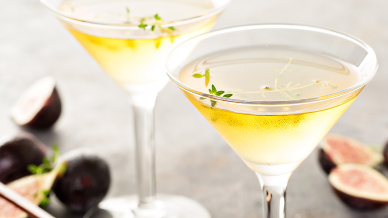 Honey and fig martini