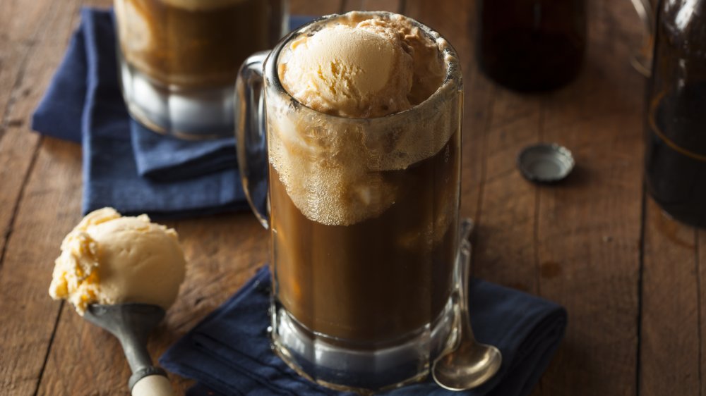 Root beer float