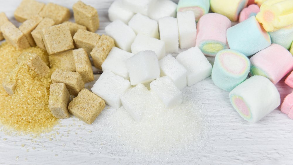 Different types of sugar