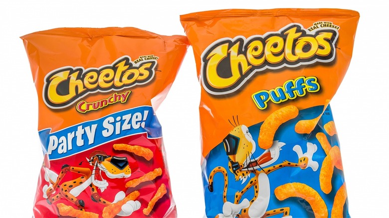 Two bags of Cheetos