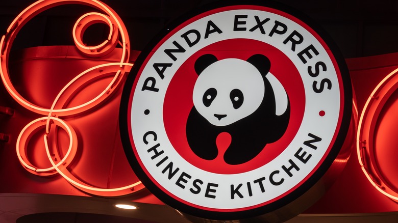 Panda Express restaurant sign