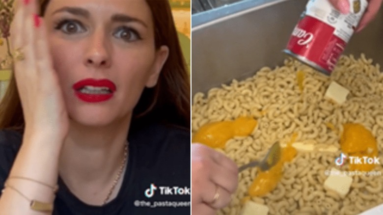 Pasta Queen encounters sink pasta