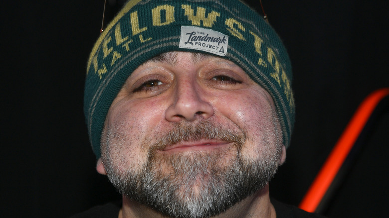 Duff Goldman smiles with a beanie