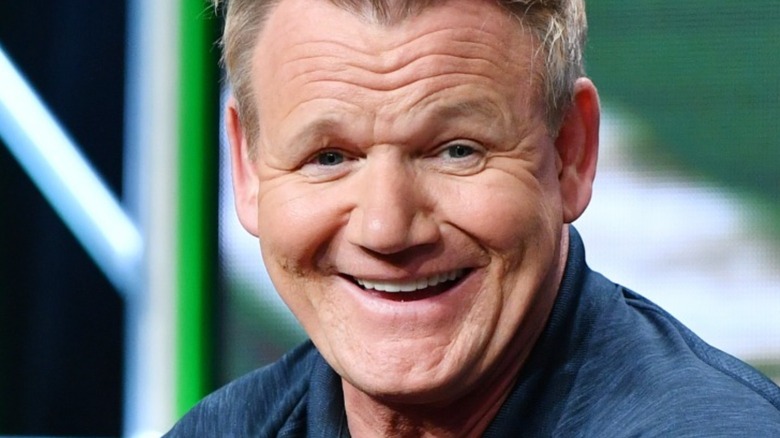 Gordon Ramsay smiling