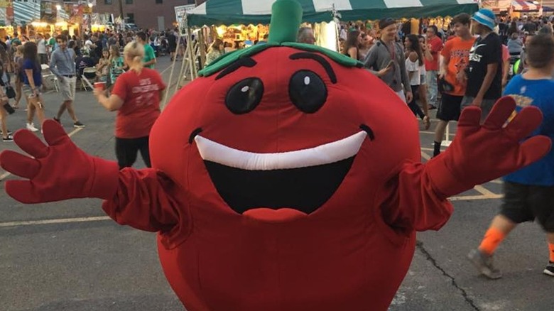 Pittston Tomato Festival mascot