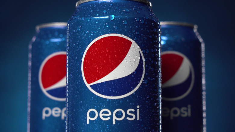 Pepsi cans