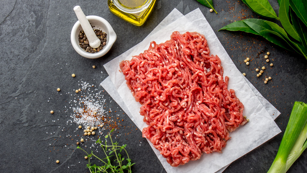 ground beef with spices