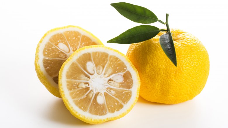 Yuzu fruit