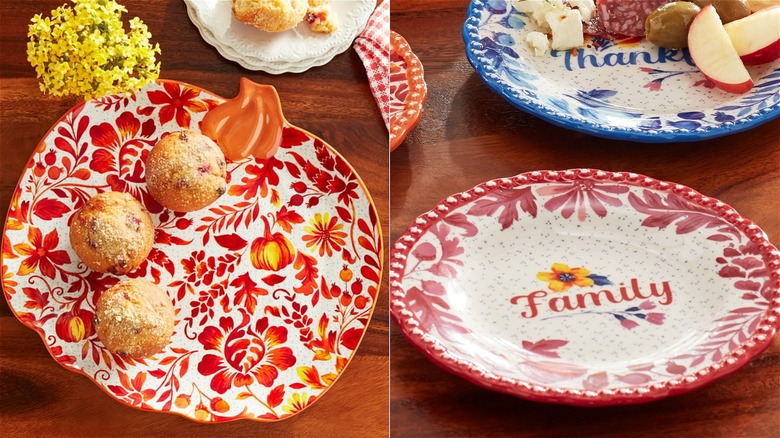 pioneer woman fall plate collection