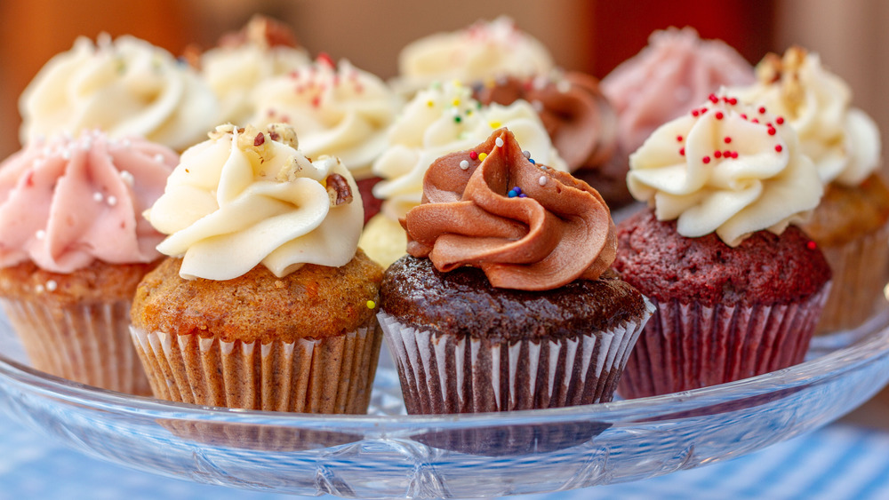 Assortment of cupcakes