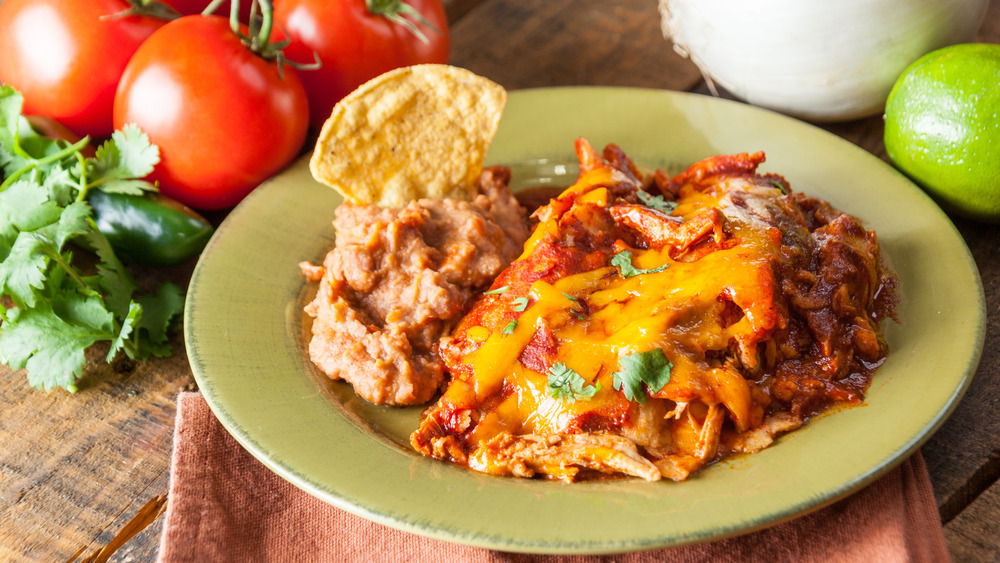 Enchilada casserole