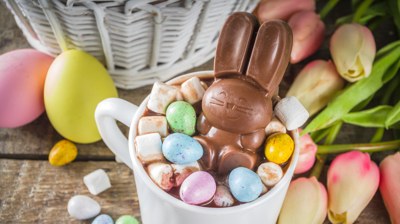 Cup with Easter candy