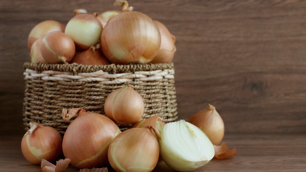 basket of onions