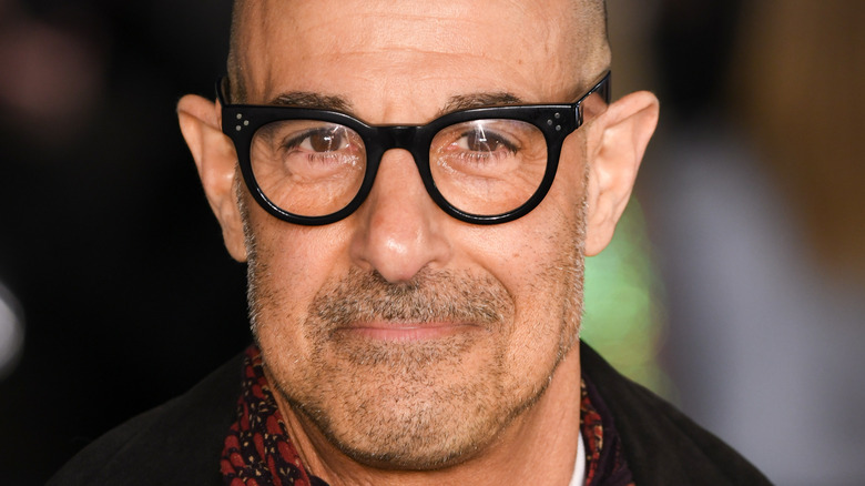 Stanley Tucci in black glasses