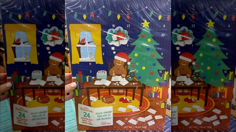 trader joes gingerbread persons calendar