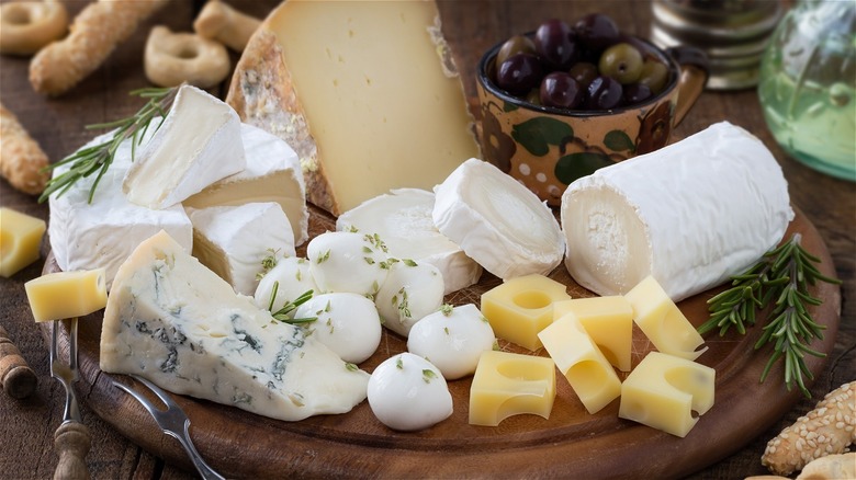 Variety of cheese