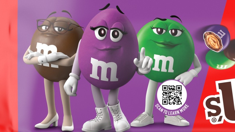 Green, Purple, and Brown M&Ms