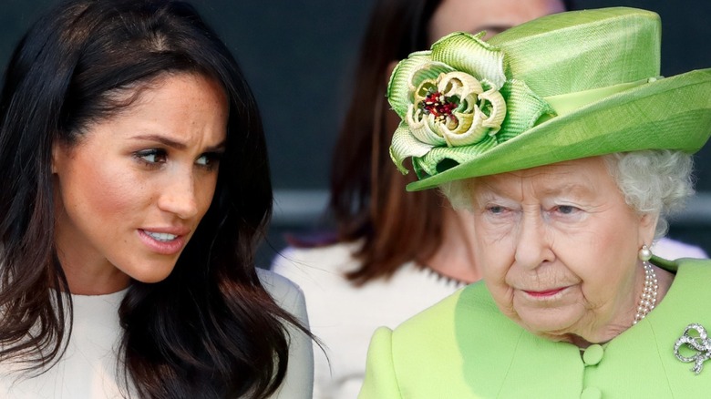 Meghan Markle and Queen Elizabeth II