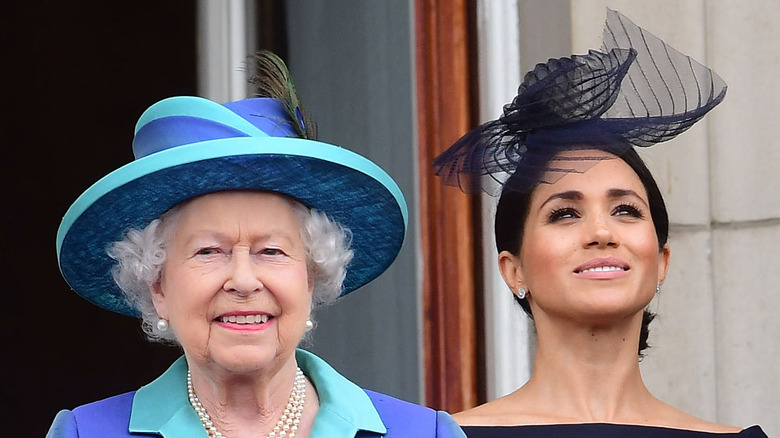Meghan Markle and Queen Elizabeth II