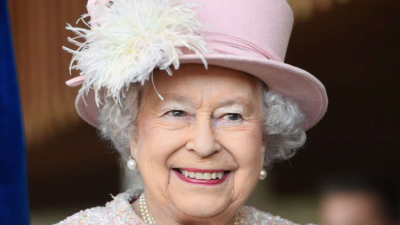 Close up of Queen Elizabeth II