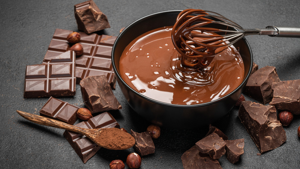 Chocolate in a bowl