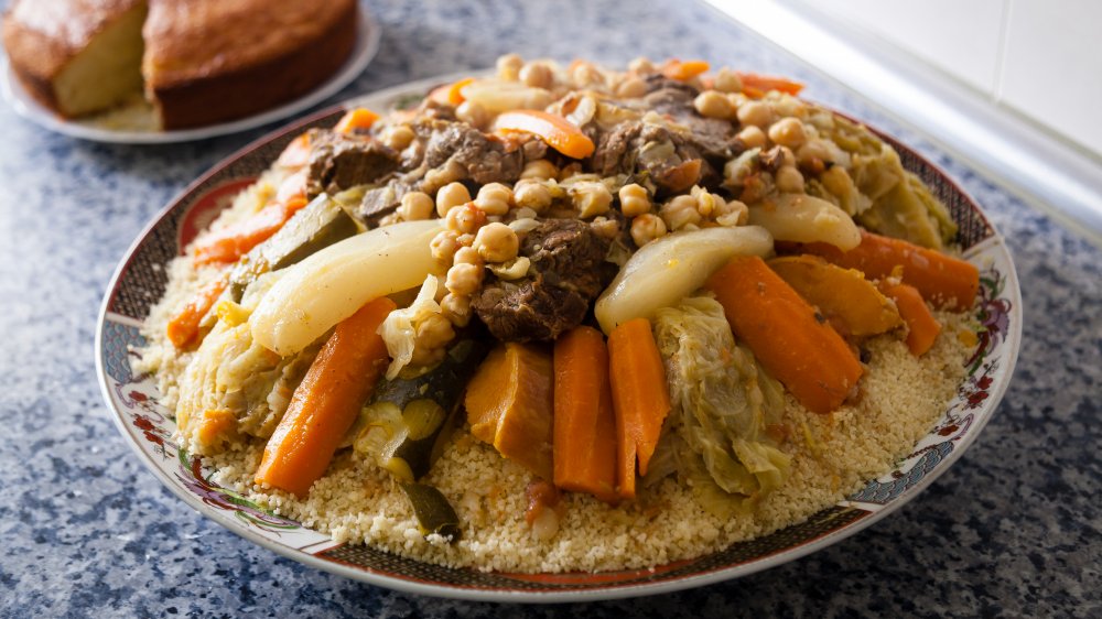 Moroccan dish made with couscous