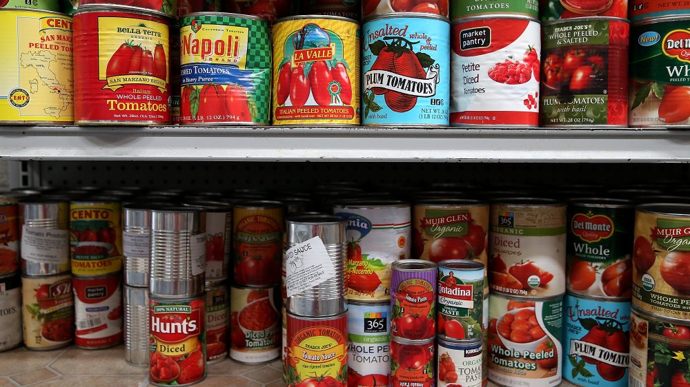 Canned tomatoes