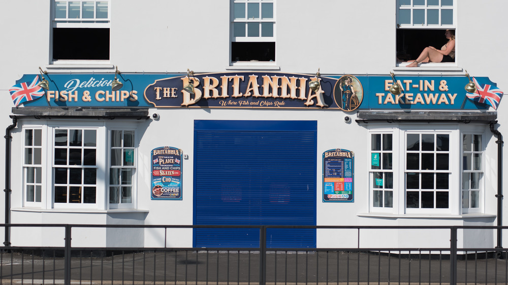 British fish and chip shop