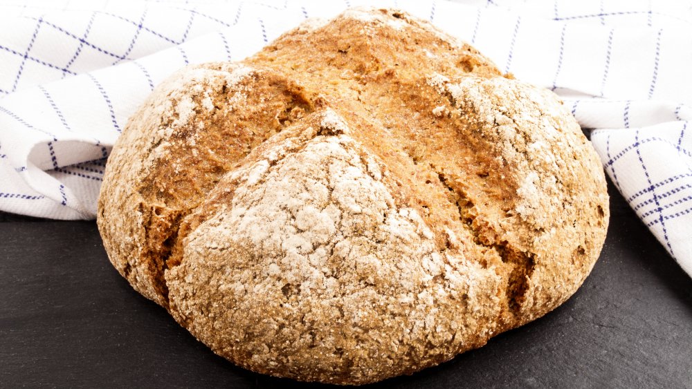 A loaf of soda bread 