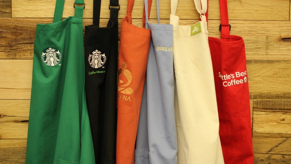 Starbucks aprons