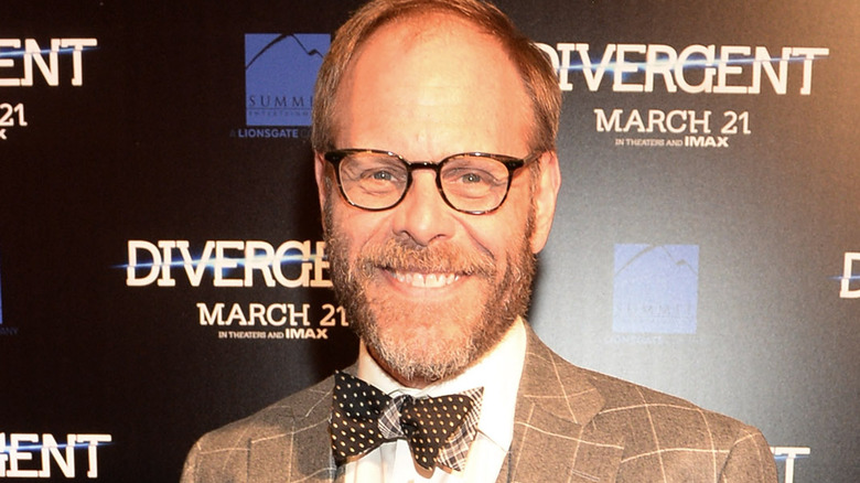 alton brown wearing a bow tie