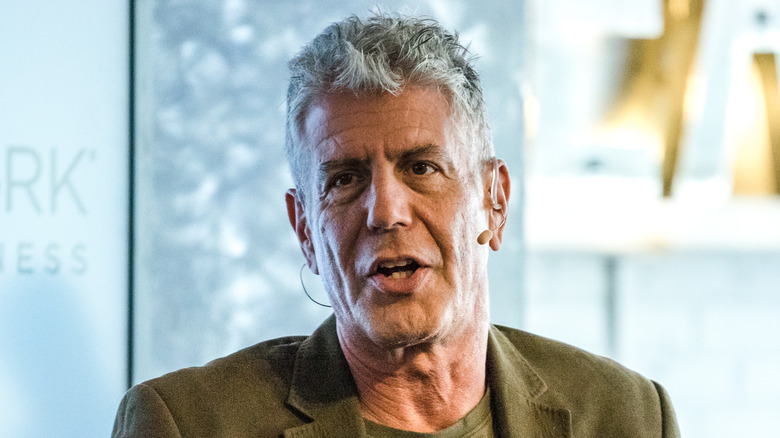 Anthony Bourdain speaking