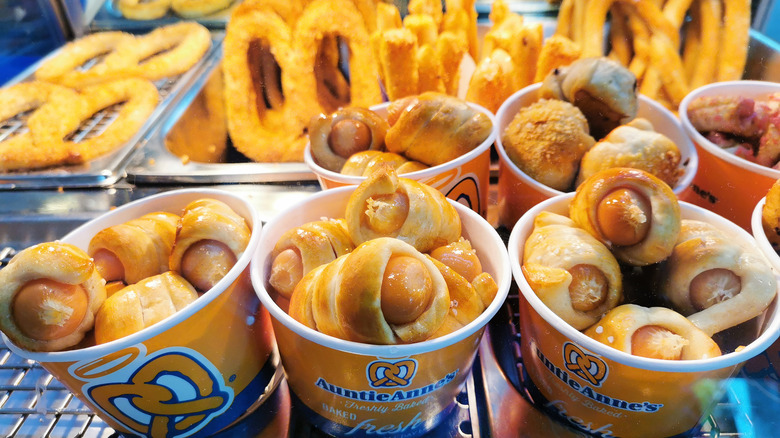 pretzels from Auntie Anne's