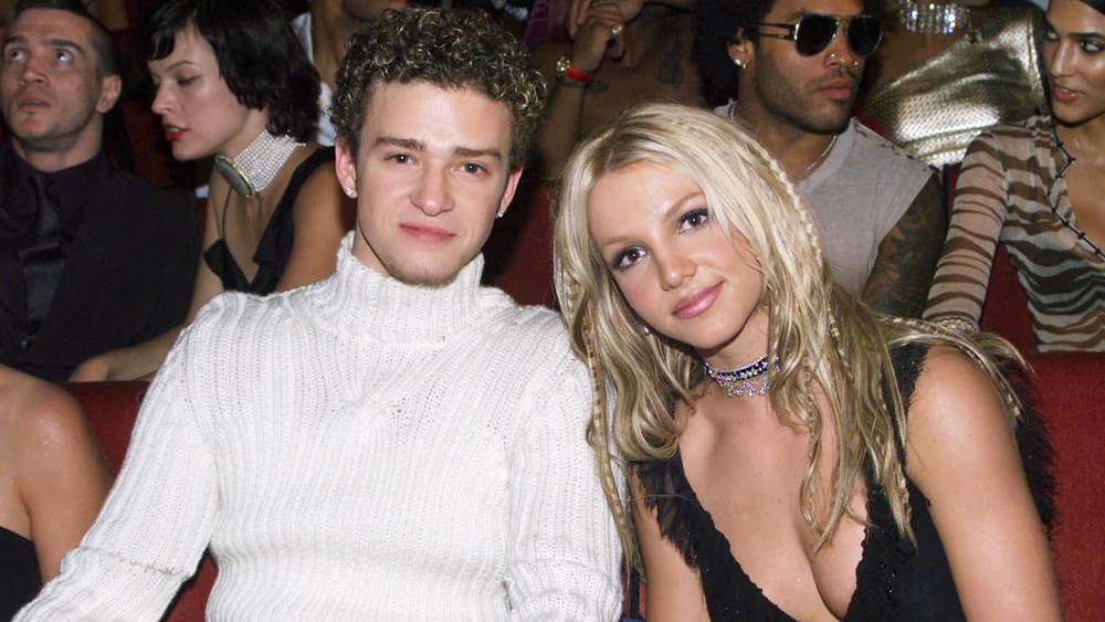 Young Justin Timberlake and Britney Spears