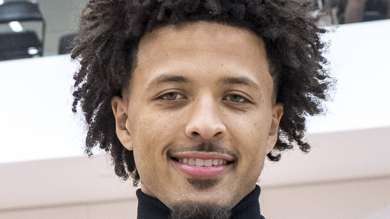 Cade Cunningham smiling at event