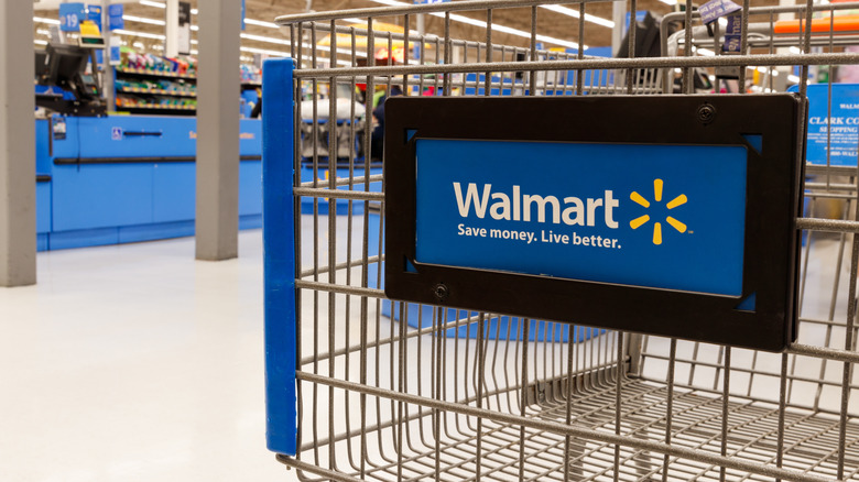  Walmart store and wagon with logo